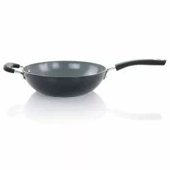 Arlington 11 in. Nonstick Aluminum Wok in Black Diamond by KENMORE -Cookware Sales Shop kenmore woks stir fry pans 985118653m 4f 1000