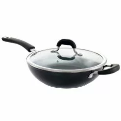 Arlington 11 in. Nonstick Aluminum Wok in Black Diamond by KENMORE