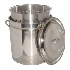 36 qt. Stainless Steel Stock Pot with Lid by King Kooker