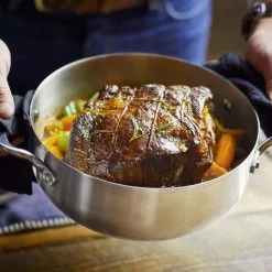 Casserole with Lid, 4-Quart, Brushed Stainless Steel by KitchenAid -Cookware Sales Shop kitchenaid braisers 71011 31 1000