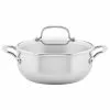 Casserole with Lid, 4-Quart, Brushed Stainless Steel by KitchenAid -Cookware Sales Shop kitchenaid braisers 71011 64 1000