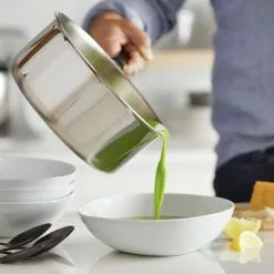 5-Ply Clad Stainless Steel 3 qt. Stainless Steel Saucepan Silver with Lid by KitchenAid -Cookware Sales Shop kitchenaid sauce pans 30050 fa 1000