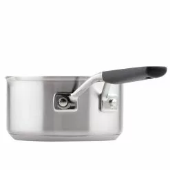 Stainless Steel, 1 qt., Stainless Steel, Sauce Pan, Silver with Pour Spout by KitchenAid 16 Stainless Steel, 1 qt., Stainless Steel, Sauce Pan, Silver with Pour Spout by KitchenAid -Cookware Sales Shop kitchenaid sauce pans 71018 66 1000
