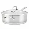 3-Ply Base Stainless Steel 4.5 qt. Stainless Steel Saute Silver by KitchenAid 1 3-Ply Base Stainless Steel 4.5 qt. Stainless Steel Saute Silver by KitchenAid -Cookware Sales Shop kitchenaid saute pans 71027 64 1000