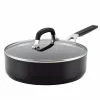 Hard Anodized Nonstick 3 qt. Hard Anodized Aluminum Nonstick Saute Pan with Lid by KitchenAid -Cookware Sales Shop kitchenaid saute pans 84804 64 1000