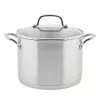 8 qt. Brushed Stainless Steel Stock Pot with Lid by KitchenAid 1 8 qt. Brushed Stainless Steel Stock Pot with Lid by KitchenAid -Cookware Sales Shop kitchenaid stock pots 71003 64 1000