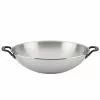 5-Ply Clad 15 in. Polished Stainless Steel Wok by KitchenAid 2 5-Ply Clad 15 in. Polished Stainless Steel Wok by KitchenAid -Cookware Sales Shop kitchenaid woks stir fry pans 30008 64 1000