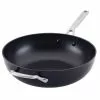 Hard-Anodized Induction Nonstick 12.25 in. Black Hard Anodized Nonstick Stir Fry by KitchenAid -Cookware Sales Shop kitchenaid woks stir fry pans 84806 64 1000