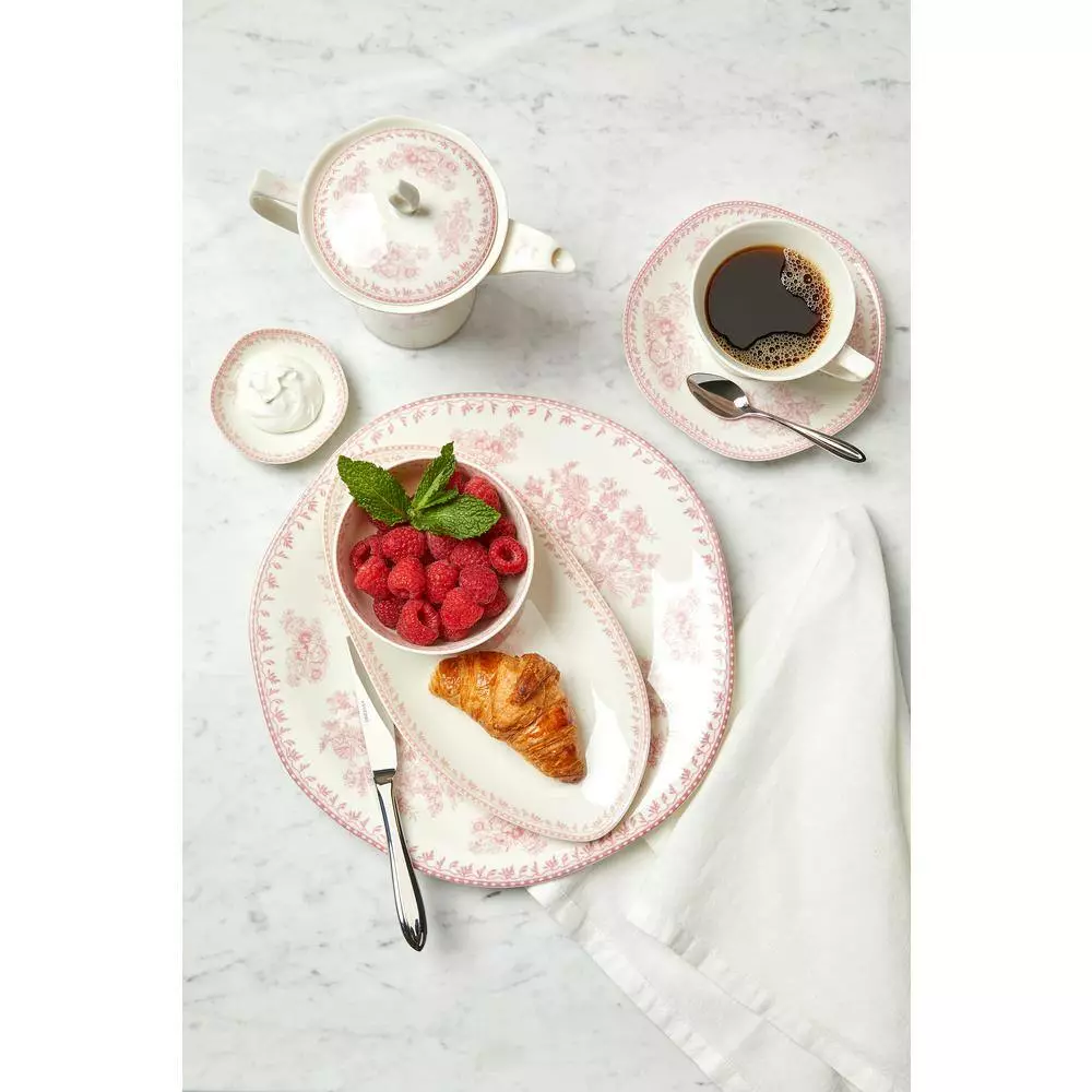 12 oz. Pink Porcelain Pink Tea Pots with Lid (Set of 12) by Oneida 6 12 oz. Pink Porcelain Pink Tea Pots with Lid (Set of 12) by Oneida - Image 4