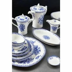 12 oz. Blue Porcelain Blue Tea Pots with Lid (Set of 12) by Oneida -Cookware Sales Shop lancaster garden oneida tea kettles l6703061860 31 1000