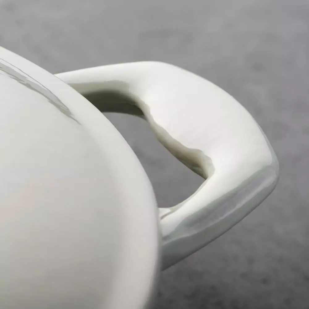 Gourmet 12 in. Enameled Cast Iron Skillet in Latte with Lid by Tramontina 10 Gourmet 12 in. Enameled Cast Iron Skillet in Latte with Lid by Tramontina - Image 8