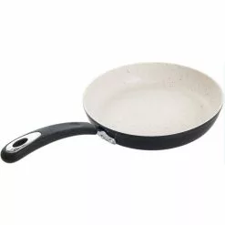 Stone Earth 10 in. Aluminum Ceramic Nonstick Frying Pan in Lava Black by Ozeri -Cookware Sales Shop lava black ozeri skillets zp6 26 76 1000