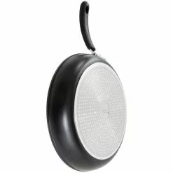 Stone Earth 10 in. Aluminum Ceramic Nonstick Frying Pan in Lava Black by Ozeri -Cookware Sales Shop lava black ozeri skillets zp6 26 c3 1000