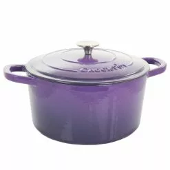 Artisan 2 Piece 5 Quart Enameled Cast Iron Dutch Oven with Lid in Lavender by Crock-Pot -Cookware Sales Shop lavender crock pot dutch ovens 985114723m 1f 1000