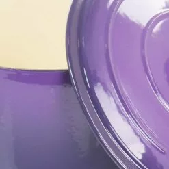 Artisan 2 Piece 5 Quart Enameled Cast Iron Dutch Oven with Lid in Lavender by Crock-Pot -Cookware Sales Shop lavender crock pot dutch ovens 985114723m 4f 1000