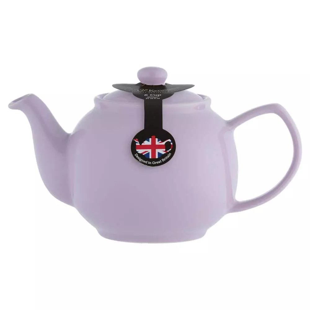 6-Cup Lavender Stoneware Teapot by PRICE & KENSINGTON 3 6-Cup Lavender Stoneware Teapot by PRICE & KENSINGTON