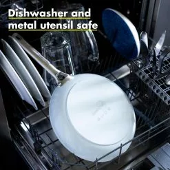 Padova 2-Piece Aluminum Ceramic Nonstick Frying Pan Set in Light Blue by GreenPan 12 Padova 2-Piece Aluminum Ceramic Nonstick Frying Pan Set in Light Blue by GreenPan -Cookware Sales Shop light blue greenpan skillets cc000385 001 44 1000