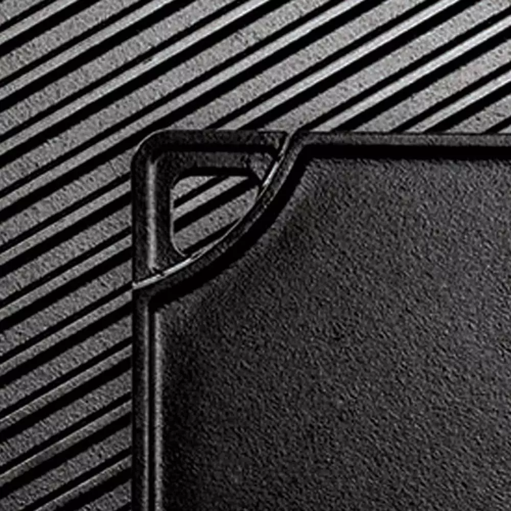 Double Play 16.75 in. Black Cast Iron Reversible Stovetop Griddle by Lodge 3 Double Play 16.75 in. Black Cast Iron Reversible Stovetop Griddle by Lodge - Image 2