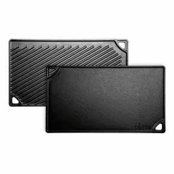 Double Play 16.75 in. Black Cast Iron Reversible Stovetop Griddle by Lodge -Cookware Sales Shop lodge griddles ldpstot 4f 1000