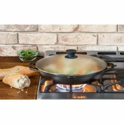 10.25 in. Glass Lid for Cast Iron Skillet by Lodge -Cookware Sales Shop lodge pot lids gl10 40 1000