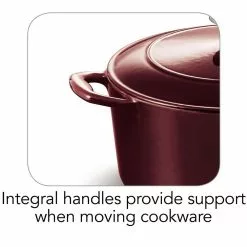 Gourmet 5.5 qt. Round Enameled Cast Iron Dutch Oven in Majolica Red with Lid by Tramontina 16 Gourmet 5.5 qt. Round Enameled Cast Iron Dutch Oven in Majolica Red with Lid by Tramontina -Cookware Sales Shop majolica red tramontina dutch ovens 80131 037ds c3 1000