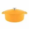 7 qt. Round Enameled Cast Iron Dutch Oven in Marigold with Lid by Chantal 1 7 qt. Round Enameled Cast Iron Dutch Oven in Marigold with Lid by Chantal -Cookware Sales Shop marigold chantal dutch ovens tc32 280 my 64 1000