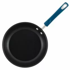 Classic Brights 14-Piece Aluminum Nonstick Cookware Set in Marine Blue Gradient by Rachael Ray -Cookware Sales Shop marine blue gradient rachael ray pot pan sets 17626 44 1000