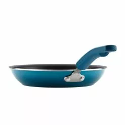 Classic Brights 14-Piece Aluminum Nonstick Cookware Set in Marine Blue Gradient by Rachael Ray -Cookware Sales Shop marine blue gradient rachael ray pot pan sets 17626 76 1000