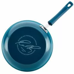 Classic Brights 14-Piece Aluminum Nonstick Cookware Set in Marine Blue Gradient by Rachael Ray -Cookware Sales Shop marine blue gradient rachael ray pot pan sets 17626 fa 1000