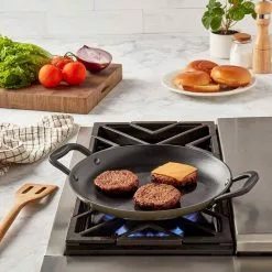 12 in. Martini Olive Lite Cast Iron Induction Griddle with Handles by Mason Craft and More -Cookware Sales Shop mason craft and more griddles ttu v1620 ecm 31 1000