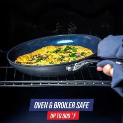 Blue Diamond HD 11 in. Frying Pan with Lid 17 Blue Diamond HD 11 in. Frying Pan with Lid -Cookware Sales Shop matt finish blue diamond skillets cc006151 001 31 1000