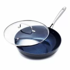 Blue Diamond HD 11 in. Frying Pan with Lid