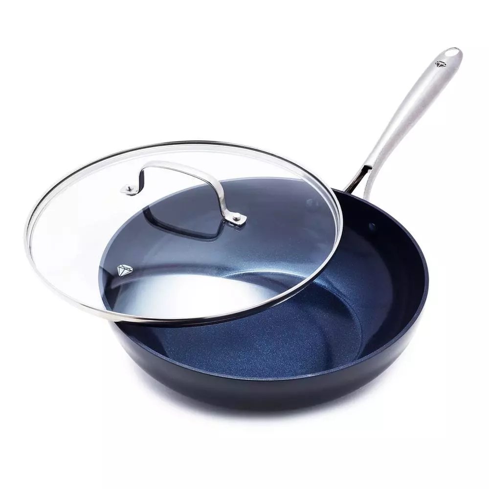 Blue Diamond HD 11 in. Frying Pan with Lid 3 Blue Diamond HD 11 in. Frying Pan with Lid