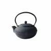 52 oz. Matte Black Cast Iron Saga Teapot by Old Dutch