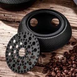 37 oz. Japanese Antique Small Dot Cast Iron Teapot with Warmer by Velaze -Cookware Sales Shop matte black velaze tea kettles vlz tp02 e1 1000