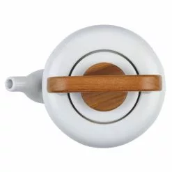 Ceramic Coffee and Tea 8-Cup Matte White Ceramic Teapot with Infuser by BonJour 10 Ceramic Coffee and Tea 8-Cup Matte White Ceramic Teapot with Infuser by BonJour -Cookware Sales Shop matte white bonjour tea kettles 47469 c3 1000