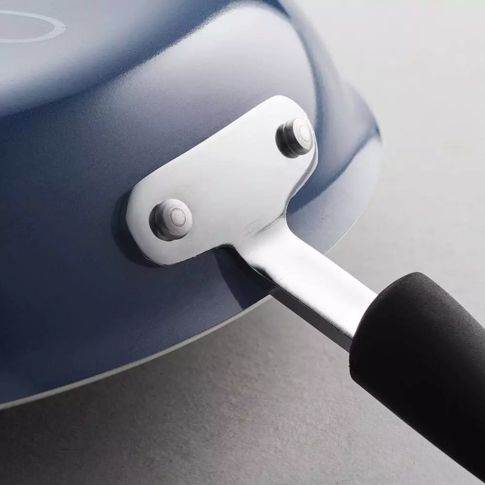 3-Piece Medium Blue Aluminum Nonstick Frying Pan Set by Tramontina 8 3-Piece Medium Blue Aluminum Nonstick Frying Pan Set by Tramontina - Image 6