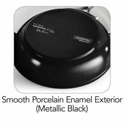 Gourmet Ceramica Deluxe 10-Piece Metallic Black Cookware Set with Lids by Tramontina 15 Gourmet Ceramica Deluxe 10-Piece Metallic Black Cookware Set with Lids by Tramontina -Cookware Sales Shop metallic black tramontina pot pan sets 80110 525ds 76 1000