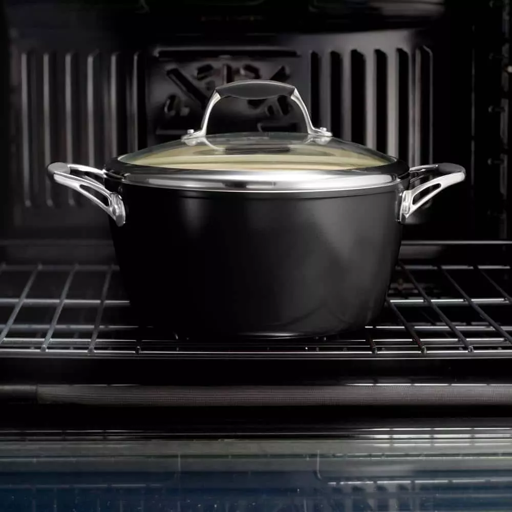 Gourmet Ceramica Deluxe 12 in. Aluminum Ceramic Nonstick Frying Pan in Metallic Black by Tramontina 8 Gourmet Ceramica Deluxe 12 in. Aluminum Ceramic Nonstick Frying Pan in Metallic Black by Tramontina - Image 6