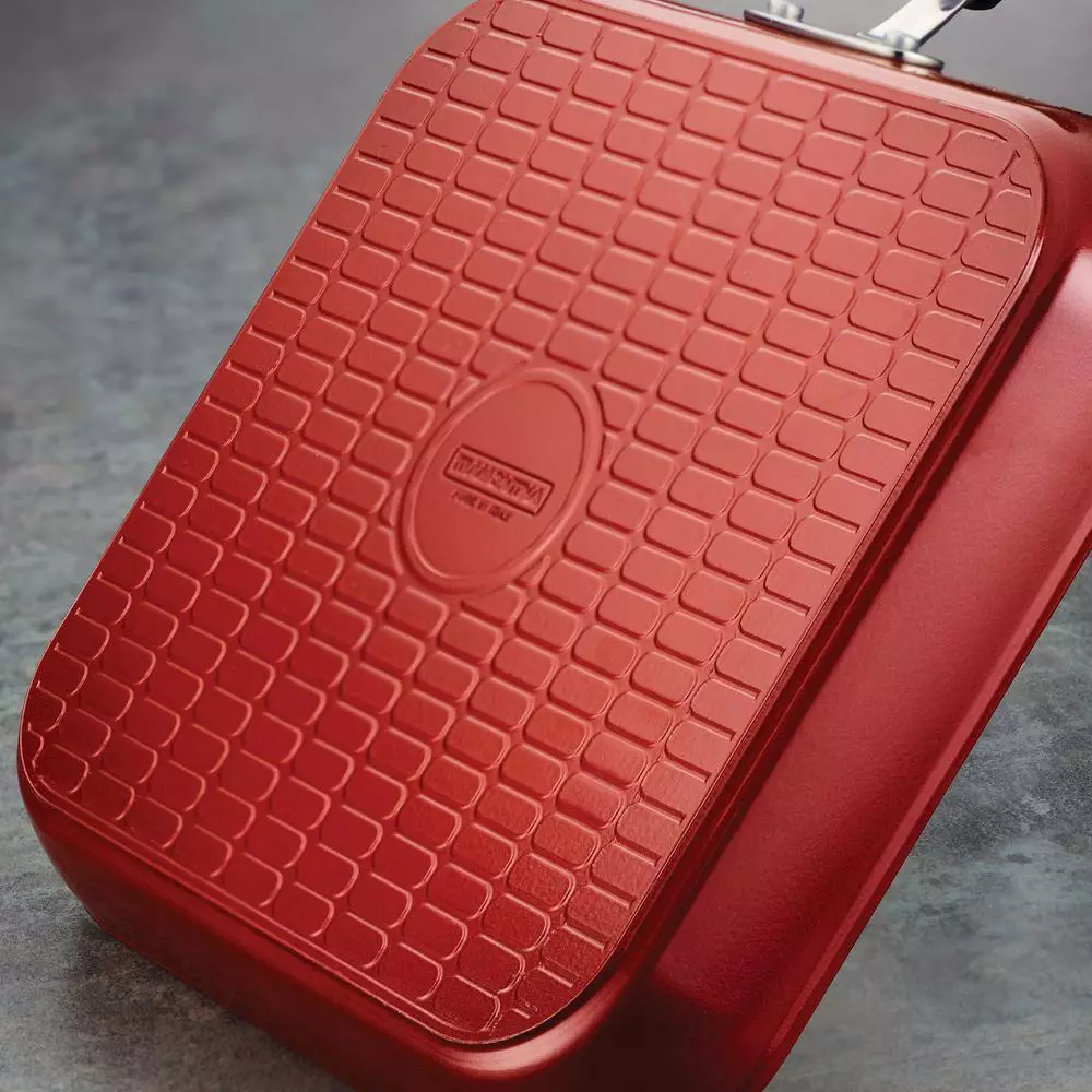 Style Ceramica 12 in. Aluminum Ceramic Nonstick Grill Pan in Metallic Copper by Tramontina 5 Style Ceramica 12 in. Aluminum Ceramic Nonstick Grill Pan in Metallic Copper by Tramontina - Image 3