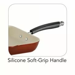 Style Ceramica 12 in. Aluminum Ceramic Nonstick Grill Pan in Metallic Copper by Tramontina 11 Style Ceramica 12 in. Aluminum Ceramic Nonstick Grill Pan in Metallic Copper by Tramontina -Cookware Sales Shop metallic copper tramontina grill pans 80110 047ds 4f 1000