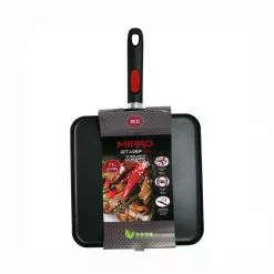 11 in. x 11 in. Red Aluminum Stove Top Griddle by Mirro -Cookware Sales Shop mirro griddles mir e7961494m 1f 1000