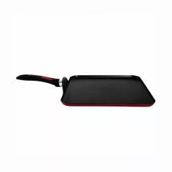 11 in. x 11 in. Red Aluminum Stove Top Griddle by Mirro