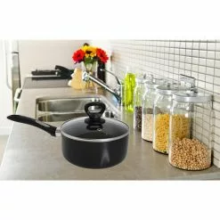 1 qt. Aluminum Nonstick Sauce Pan in Black by Mirro 15 1 qt. Aluminum Nonstick Sauce Pan in Black by Mirro -Cookware Sales Shop mirro sauce pans mir a7972184m 31 1000