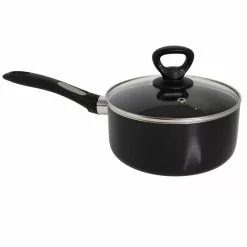 2 qt. Aluminum Nonstick Sauce Pan in Black by Mirro