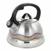 Cagliari 1.75 Qt. Stainless Steel Whistling Tea Kettle with Color Changing Exterior by Mr. Coffee 1 Cagliari 1.75 Qt. Stainless Steel Whistling Tea Kettle with Color Changing Exterior by Mr. Coffee -Cookware Sales Shop multi color mr coffee tea kettles 985115259m 64 1000