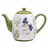 Fresh Herbs Teapot 3.75-Cup Earthenware Teapot by Certified International -Cookware Sales Shop multi colored certified international tea kettles 28913 64 1000
