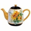 Sunflower Fields 40 oz. 4-Cup Multicolored Teapot by Certified International 2 Sunflower Fields 40 oz. 4-Cup Multicolored Teapot by Certified International -Cookware Sales Shop multicolored certified international tea kettles 28177 64 1000