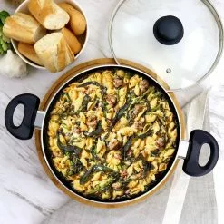 Anetta 5 qt. Nonstick Aluminum Dutch Oven with Lid in Navy Blue by Oster 11 Anetta 5 qt. Nonstick Aluminum Dutch Oven with Lid in Navy Blue by Oster -Cookware Sales Shop navy oster dutch ovens 985117243m 44 1000