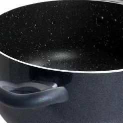 Anetta 5 qt. Nonstick Aluminum Dutch Oven with Lid in Navy Blue by Oster 9 Anetta 5 qt. Nonstick Aluminum Dutch Oven with Lid in Navy Blue by Oster -Cookware Sales Shop navy oster dutch ovens 985117243m 4f 1000